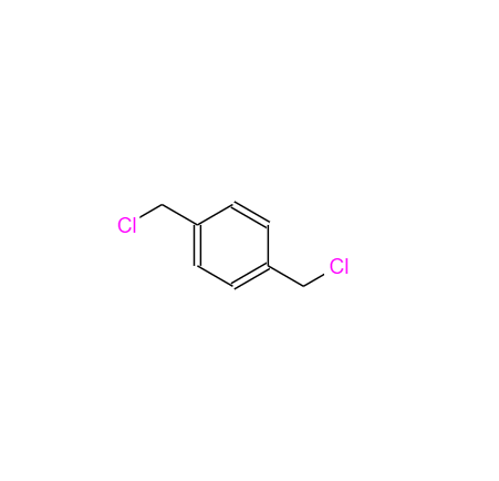 CAS： 623-25-6，中文名称： 1,4-对二氯苄 英文名称：α,α''-Dichloro-p-xylene 