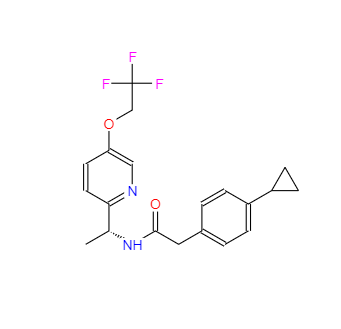 CAS：953778-63-7，2(4-环丙基苯基)-N[(1R)- 1 -[5 -(2,2,2-三氟乙氧基)吡啶-2-基]乙基]乙酰胺